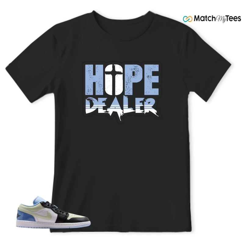 NIKE AIR JORDAN 1 LOW MISMATCHED PATENT SNEAKER Matching Tees t-shirt