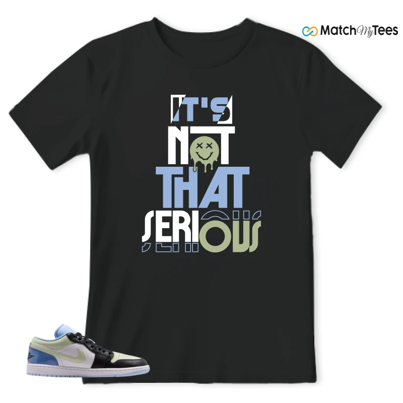 NIKE AIR JORDAN 1 LOW MISMATCHED PATENT SNEAKER Matching Tees t-shirt