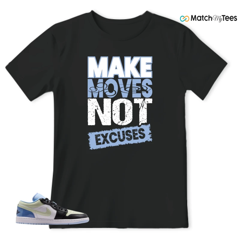 NIKE AIR JORDAN 1 LOW MISMATCHED PATENT SNEAKER Matching Tees t-shirt