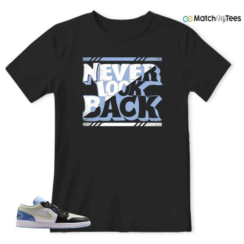 NIKE AIR JORDAN 1 LOW MISMATCHED PATENT SNEAKER Matching Tees t-shirt