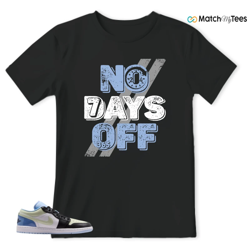 NIKE AIR JORDAN 1 LOW MISMATCHED PATENT SNEAKER Matching Tees t-shirt