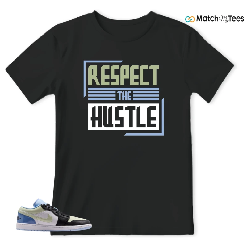 NIKE AIR JORDAN 1 LOW MISMATCHED PATENT SNEAKER Matching Tees t-shirt