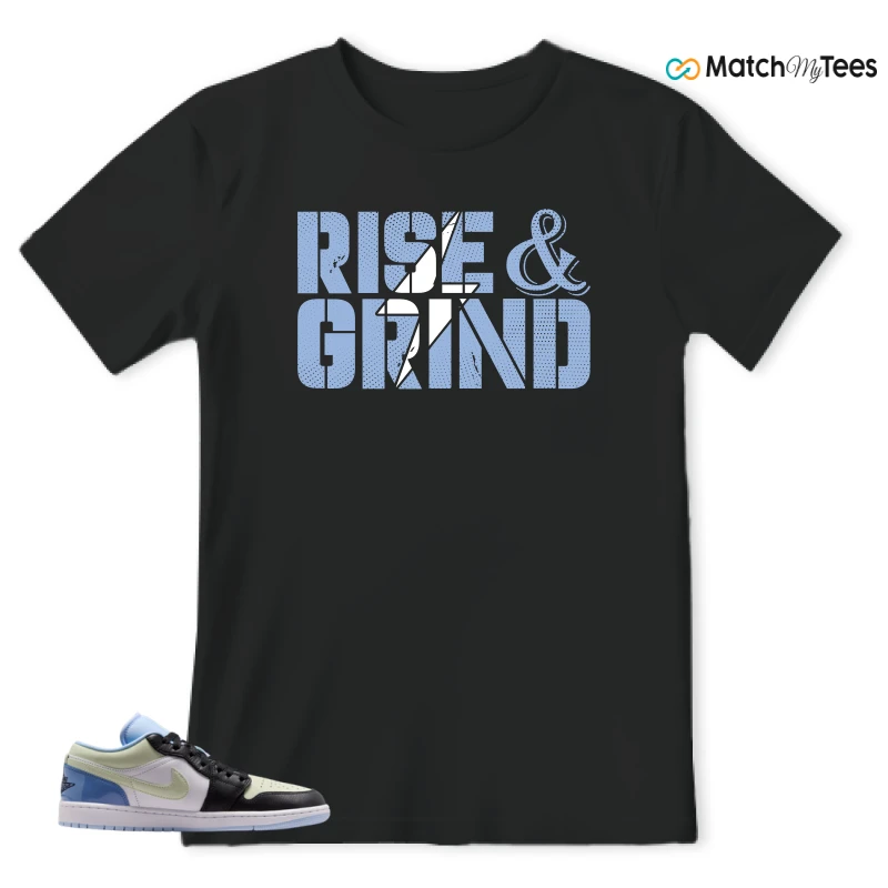 NIKE AIR JORDAN 1 LOW MISMATCHED PATENT SNEAKER Matching Tees t-shirt