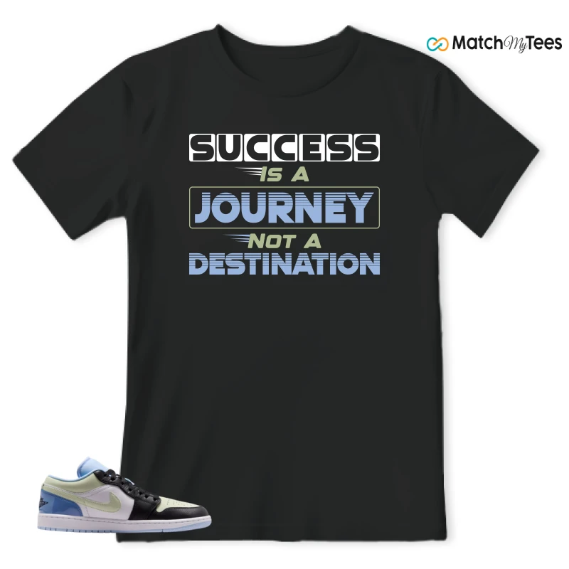 NIKE AIR JORDAN 1 LOW MISMATCHED PATENT SNEAKER Matching Tees t-shirt