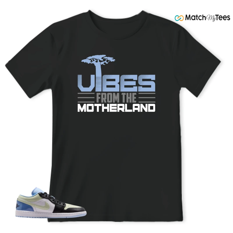 NIKE AIR JORDAN 1 LOW MISMATCHED PATENT SNEAKER Matching Tees t-shirt