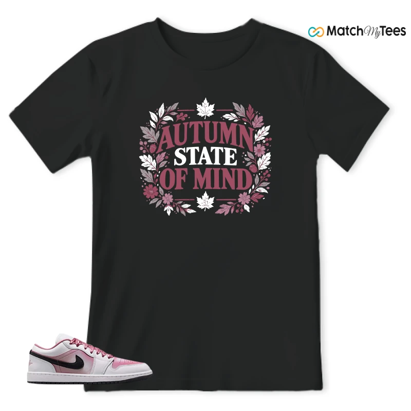 NIKE AIR JORDAN 1 LOW SE WHITE DESERT BERRY SNEAKER Matching Tees t-shirt