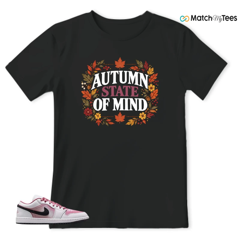 NIKE AIR JORDAN 1 LOW SE WHITE DESERT BERRY SNEAKER Matching Tees t-shirt