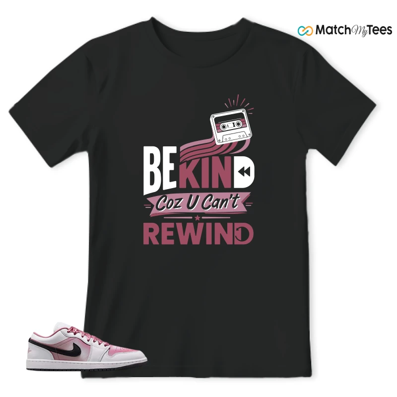 NIKE AIR JORDAN 1 LOW SE WHITE DESERT BERRY SNEAKER Matching Tees t-shirt
