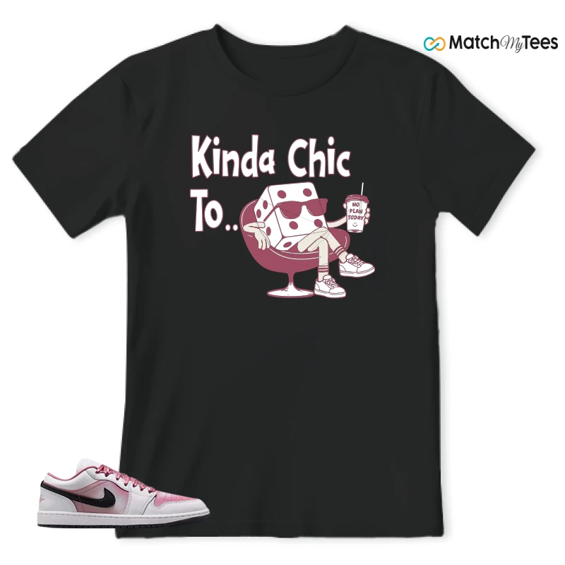 NIKE AIR JORDAN 1 LOW SE WHITE DESERT BERRY SNEAKER Matching Tees t-shirt