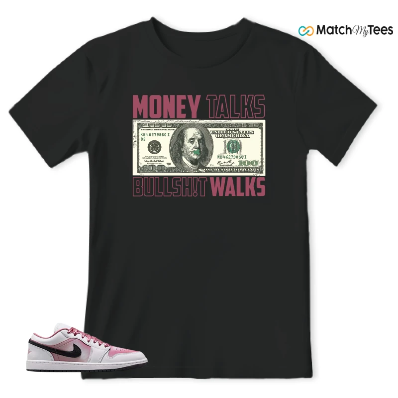 NIKE AIR JORDAN 1 LOW SE WHITE DESERT BERRY SNEAKER Matching Tees t-shirt
