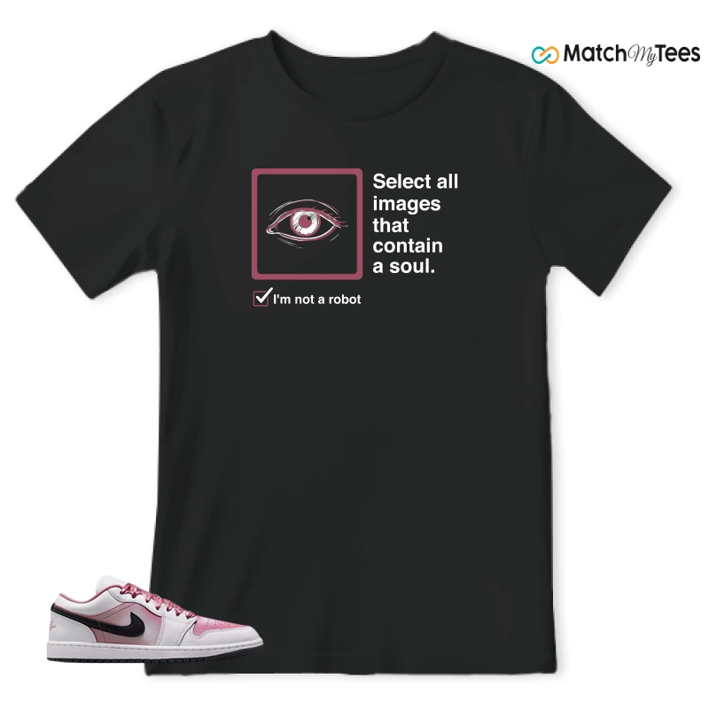 NIKE AIR JORDAN 1 LOW SE WHITE DESERT BERRY SNEAKER Matching Tees t-shirt