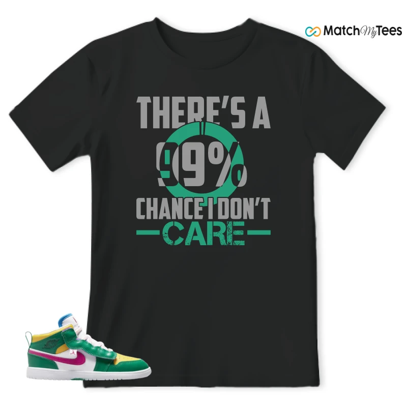 NIKE AIR JORDAN 1 MID ALT MALACHITE WHITE UNIVERSITY GOLD ACTIVE PINK (PS) SNEAKER Matching Tees t-shirt