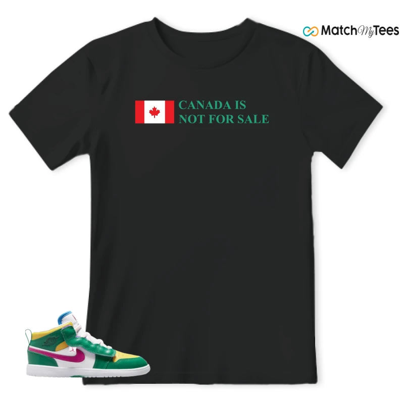 NIKE AIR JORDAN 1 MID ALT MALACHITE WHITE UNIVERSITY GOLD ACTIVE PINK (PS) SNEAKER Matching Tees t-shirt