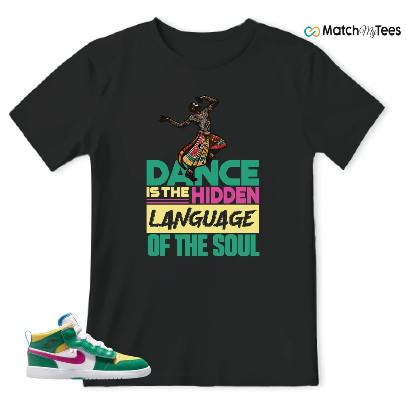 NIKE AIR JORDAN 1 MID ALT MALACHITE WHITE UNIVERSITY GOLD ACTIVE PINK (PS) SNEAKER Matching Tees t-shirt