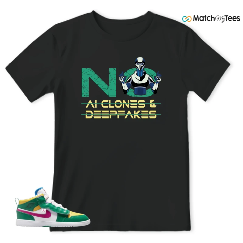 NIKE AIR JORDAN 1 MID ALT MALACHITE WHITE UNIVERSITY GOLD ACTIVE PINK (PS) SNEAKER Matching Tees t-shirt