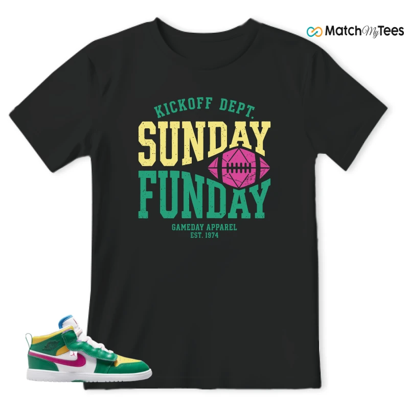 NIKE AIR JORDAN 1 MID ALT MALACHITE WHITE UNIVERSITY GOLD ACTIVE PINK (PS) SNEAKER Matching Tees t-shirt