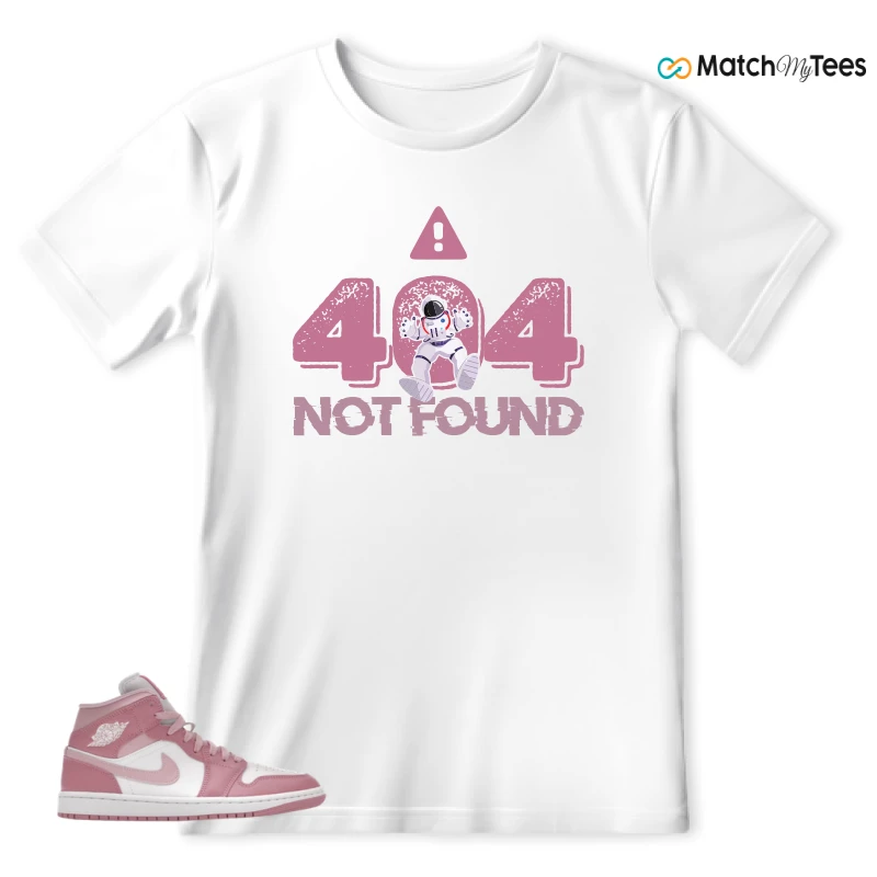 NIKE AIR JORDAN 1 MID ELEMENTAL PINK ICED CARMINE (WOMEN'S) SNEAKER Matching Tees t-shirt