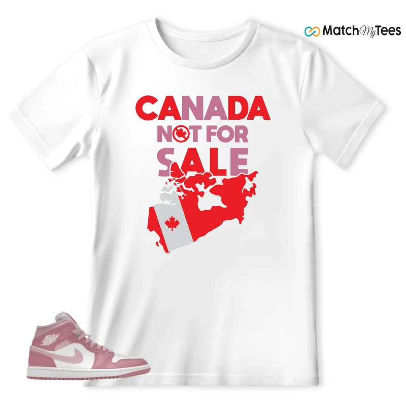 NIKE AIR JORDAN 1 MID ELEMENTAL PINK ICED CARMINE (WOMEN'S) SNEAKER Matching Tees t-shirt