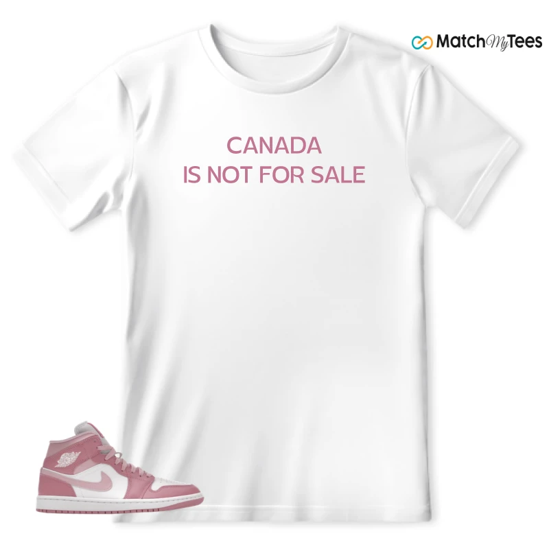 NIKE AIR JORDAN 1 MID ELEMENTAL PINK ICED CARMINE (WOMEN'S) SNEAKER Matching Tees t-shirt
