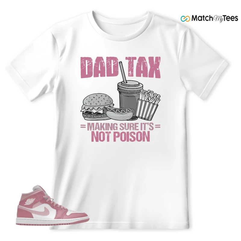 NIKE AIR JORDAN 1 MID ELEMENTAL PINK ICED CARMINE (WOMEN'S) SNEAKER Matching Tees t-shirt