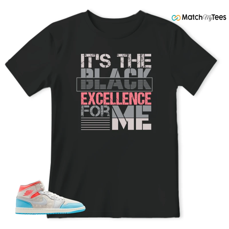 NIKE AIR JORDAN 1 MID SAIL HOT LAVA BLUE CHILL SNEAKER Matching Tees t-shirt