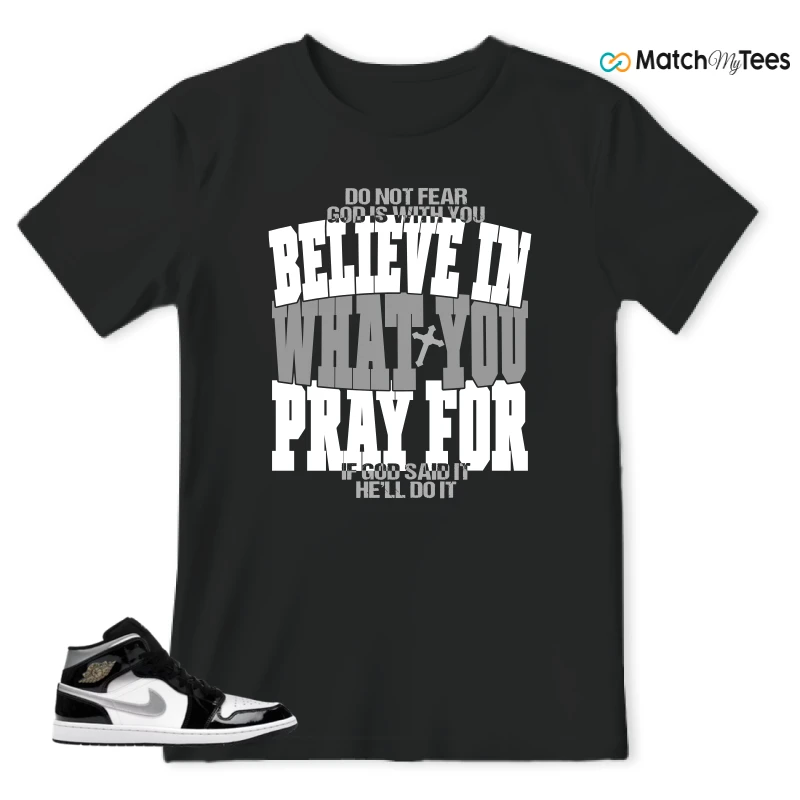 NIKE AIR JORDAN 1 MID SE BLACK WHITE SNEAKER Matching Tees t-shirt