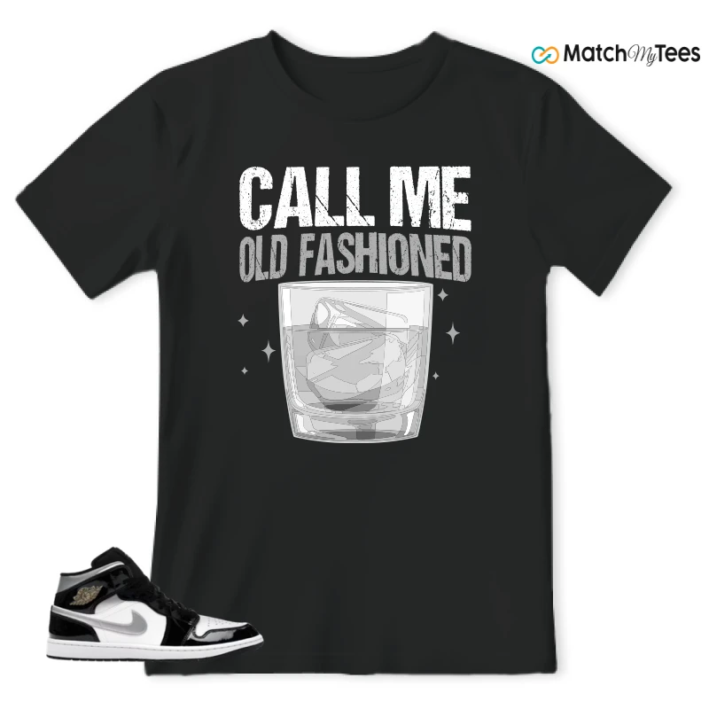 NIKE AIR JORDAN 1 MID SE BLACK WHITE SNEAKER Matching Tees t-shirt