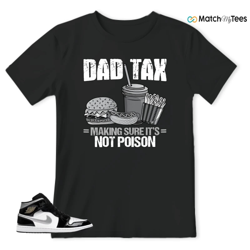 NIKE AIR JORDAN 1 MID SE BLACK WHITE SNEAKER Matching Tees t-shirt