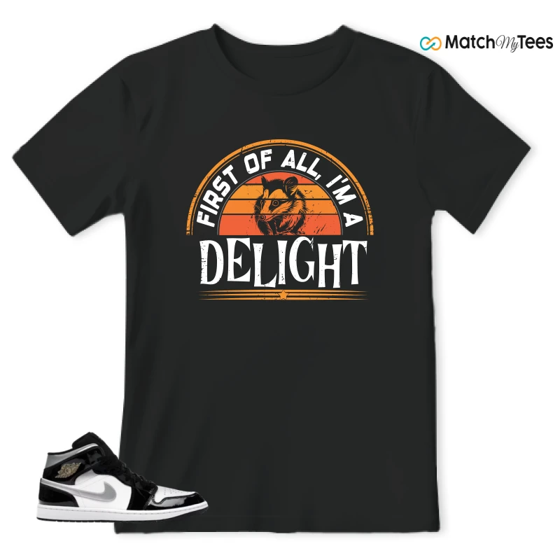 NIKE AIR JORDAN 1 MID SE BLACK WHITE SNEAKER Matching Tees t-shirt