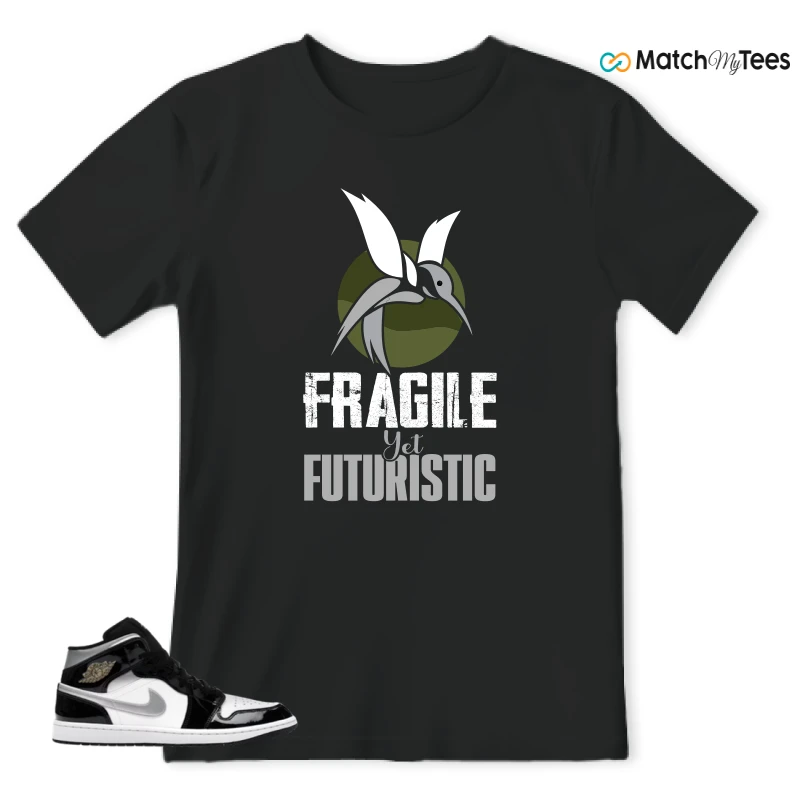 NIKE AIR JORDAN 1 MID SE BLACK WHITE SNEAKER Matching Tees t-shirt