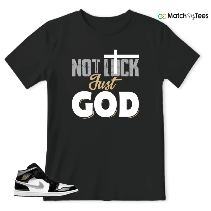 NIKE AIR JORDAN 1 MID SE BLACK WHITE SNEAKER Matching Tees t-shirt