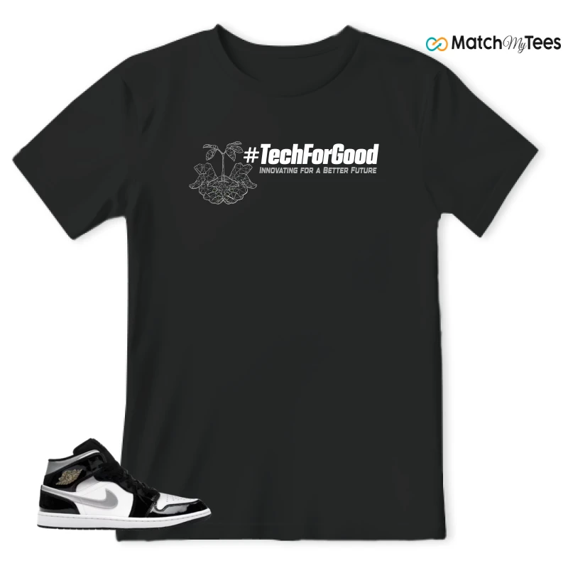 NIKE AIR JORDAN 1 MID SE BLACK WHITE SNEAKER Matching Tees t-shirt