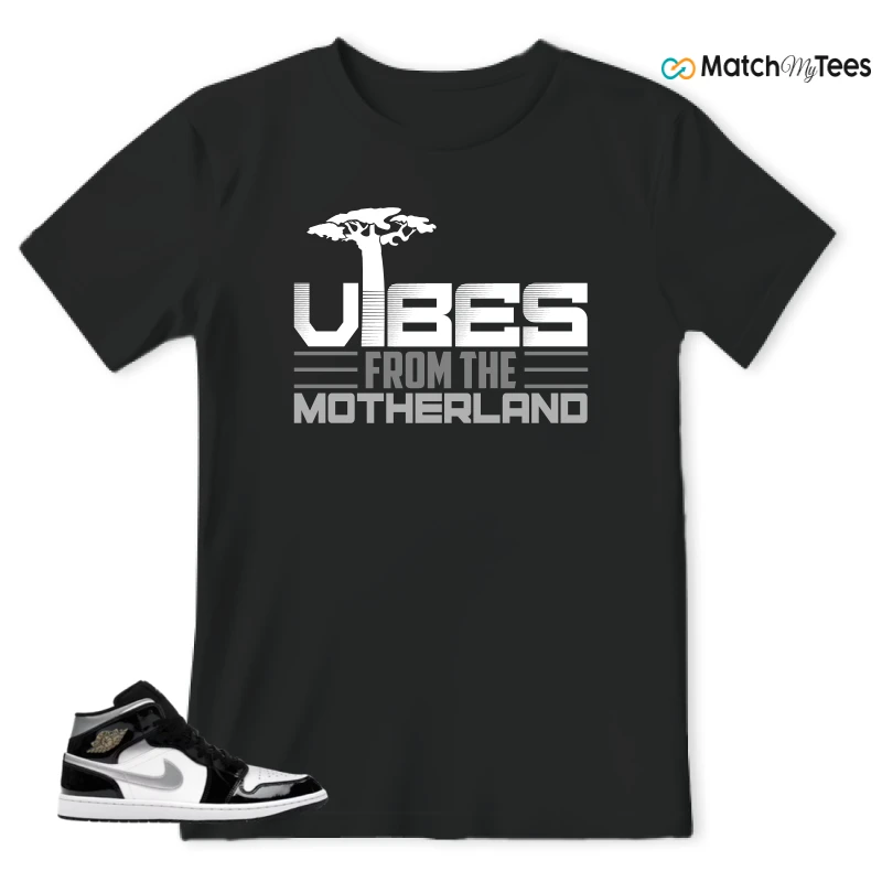 NIKE AIR JORDAN 1 MID SE BLACK WHITE SNEAKER Matching Tees t-shirt