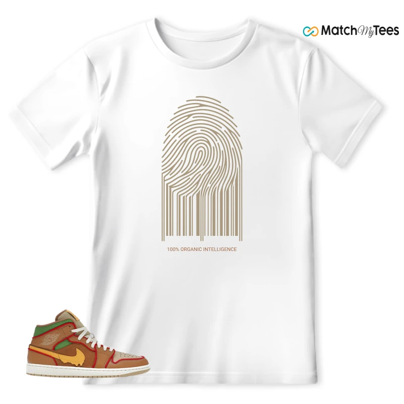 NIKE AIR JORDAN 1 MID SE CHEESEBURGER SNEAKER Matching Tees t-shirt