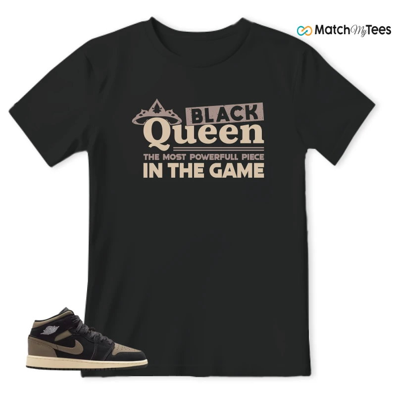 NIKE AIR JORDAN 1 MID SE OLIVE GREY SNEAKER Matching Tees t-shirt