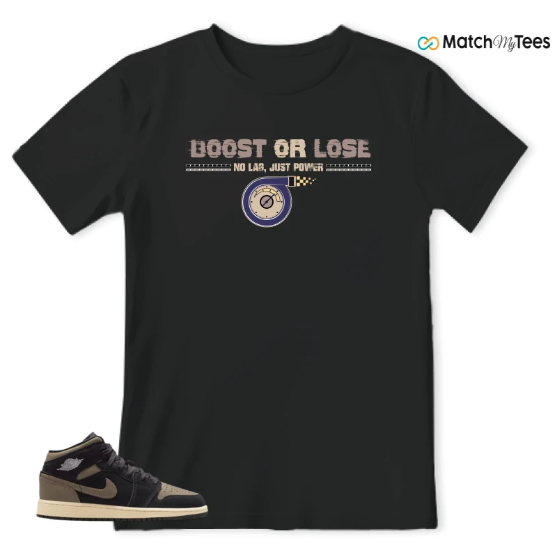 NIKE AIR JORDAN 1 MID SE OLIVE GREY SNEAKER Matching Tees t-shirt