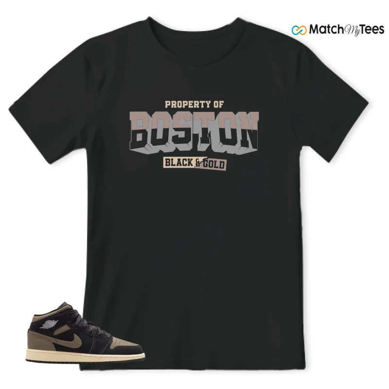 NIKE AIR JORDAN 1 MID SE OLIVE GREY SNEAKER Matching Tees t-shirt