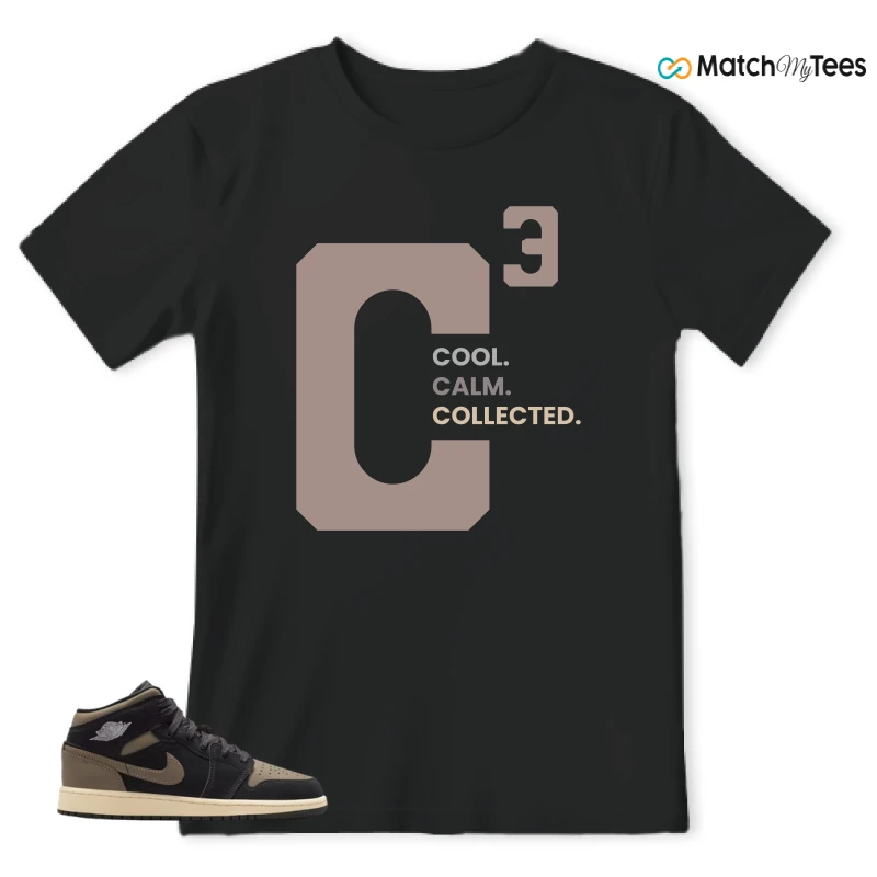 NIKE AIR JORDAN 1 MID SE OLIVE GREY SNEAKER Matching Tees t-shirt