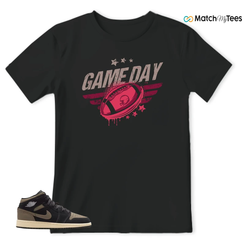 NIKE AIR JORDAN 1 MID SE OLIVE GREY SNEAKER Matching Tees t-shirt