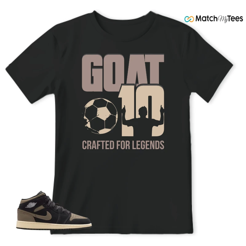 NIKE AIR JORDAN 1 MID SE OLIVE GREY SNEAKER Matching Tees t-shirt