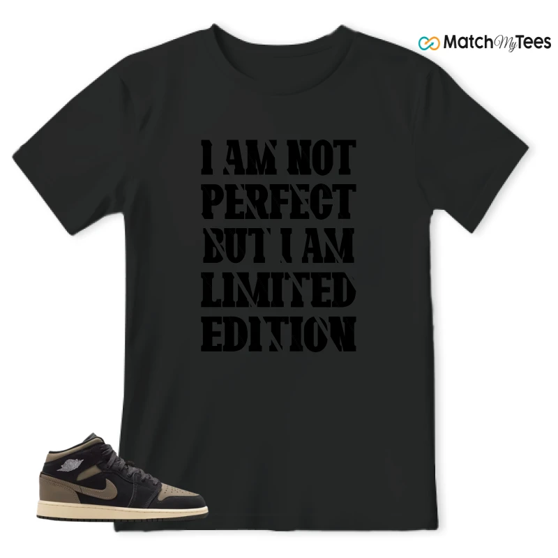 NIKE AIR JORDAN 1 MID SE OLIVE GREY SNEAKER Matching Tees t-shirt