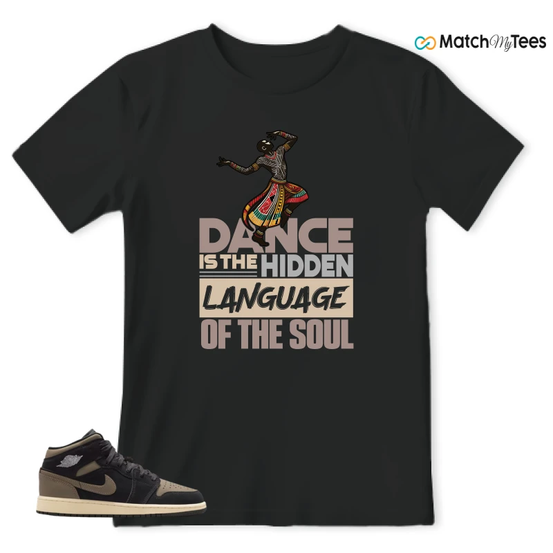 NIKE AIR JORDAN 1 MID SE OLIVE GREY SNEAKER Matching Tees t-shirt