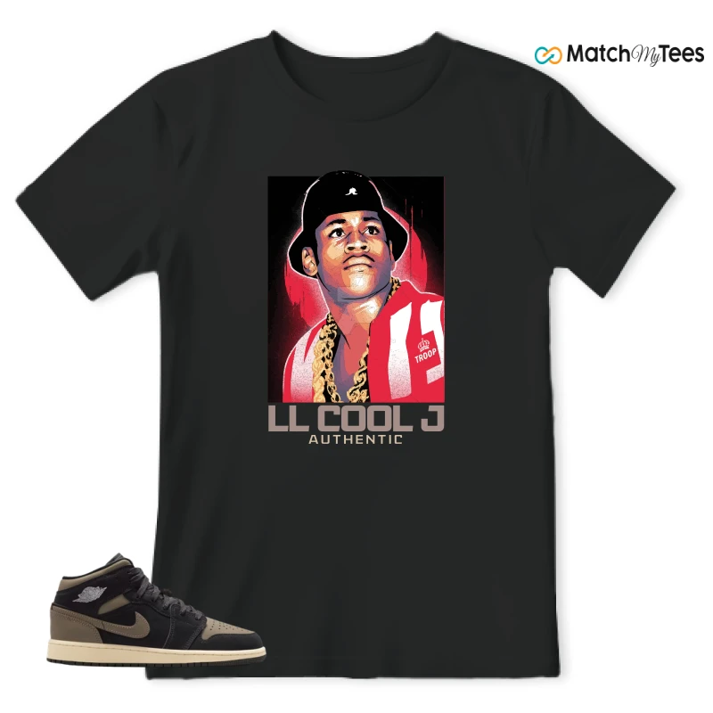 NIKE AIR JORDAN 1 MID SE OLIVE GREY SNEAKER Matching Tees t-shirt