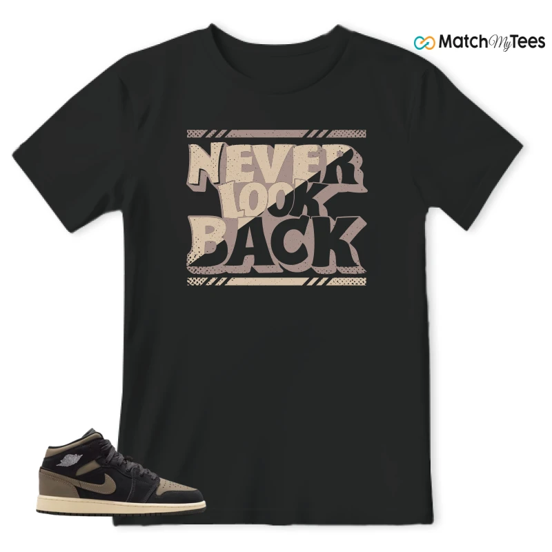NIKE AIR JORDAN 1 MID SE OLIVE GREY SNEAKER Matching Tees t-shirt