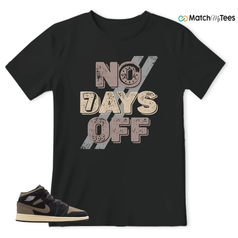 NIKE AIR JORDAN 1 MID SE OLIVE GREY SNEAKER Matching Tees t-shirt