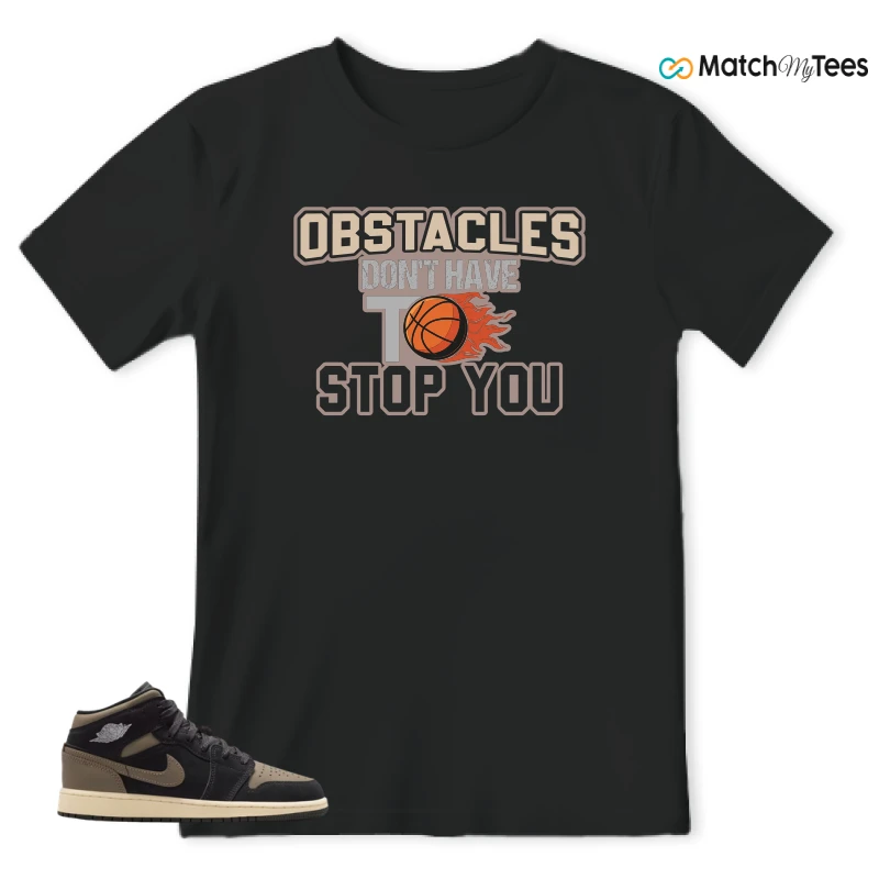 NIKE AIR JORDAN 1 MID SE OLIVE GREY SNEAKER Matching Tees t-shirt