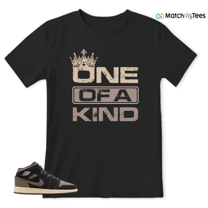 NIKE AIR JORDAN 1 MID SE OLIVE GREY SNEAKER Matching Tees t-shirt