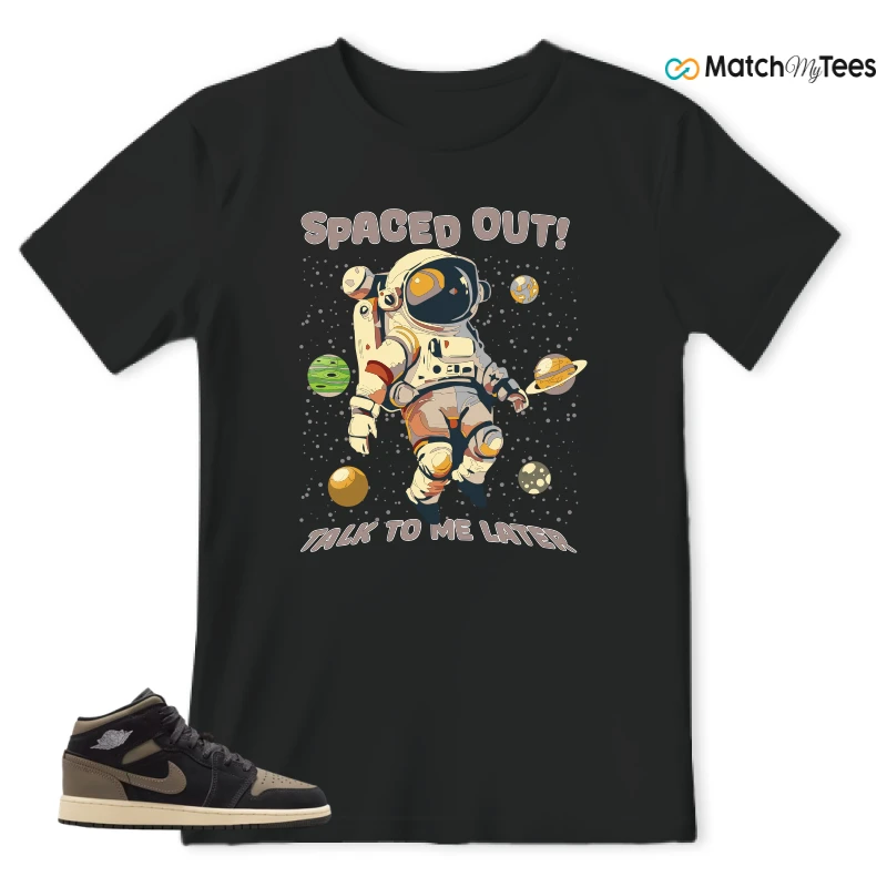 NIKE AIR JORDAN 1 MID SE OLIVE GREY SNEAKER Matching Tees t-shirt