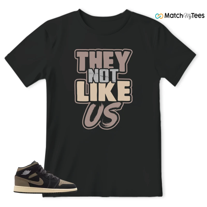 NIKE AIR JORDAN 1 MID SE OLIVE GREY SNEAKER Matching Tees t-shirt