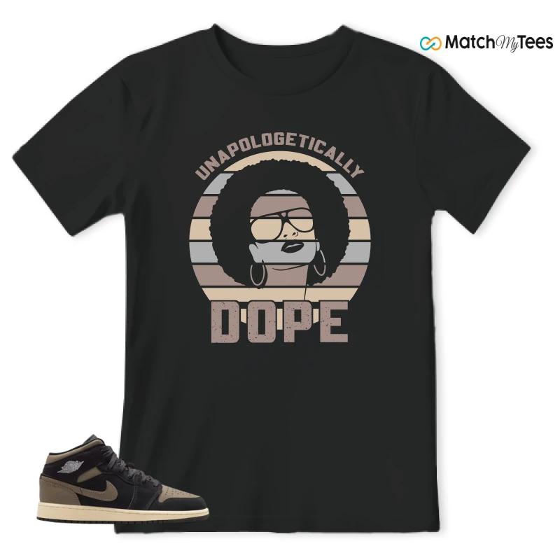 NIKE AIR JORDAN 1 MID SE OLIVE GREY SNEAKER Matching Tees t-shirt